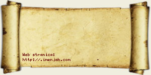 Jovana Vasiljević vizit kartica